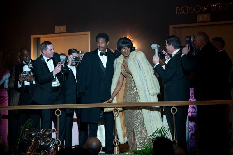 Marlon Wayans stars as Ted White and Jennifer Hudson as Aretha Franklin in "Respect" out August 13, 2021. Photo credit: Quantrell D. Colbert