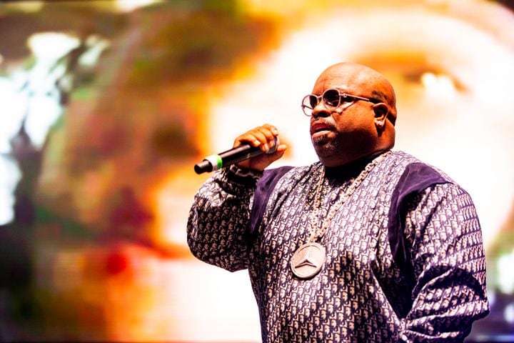 Goodie Mob with CeeLo Green  joined Atlanta rap icon Big Boi as he played the final show of the "Big Night Out" concert series at Centennial Olympic Park on Oct. 25, 2020.