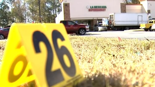 Two teenage suspects, a boy from Lilburn and a girl from Lawrenceville, were taken into custody by sheriff’s deputies in Fort Walton, Florida, Gwinnett County police said. They are accused in a shooting outside La Mexicana Supermarket on Beaver Ruin Road.