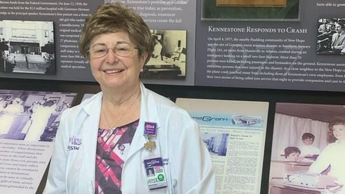 Joyce McMurrain joined the nursing staff at Kennestone Hospital in 1965. CONTRIBUTED