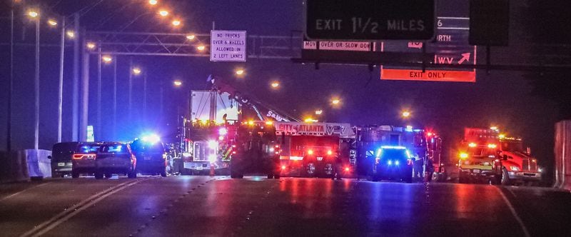 All northbound lanes of I-85 were closed for more than three hours Friday while authorities worked the scene of a deadly crash.