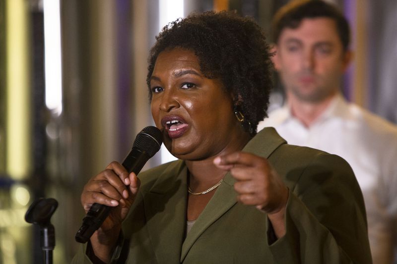 Stacey Abrams is among the participants this weekend of the Bilderberg Conference in Lisbon. (Christina Matacotta for the AJC)