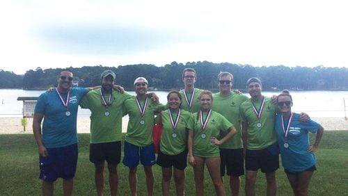 A team of Gwinnett County lifeguards won first place at the Georgia Recreation and Park Association State Lifeguarding Competition at Lake Oconee.