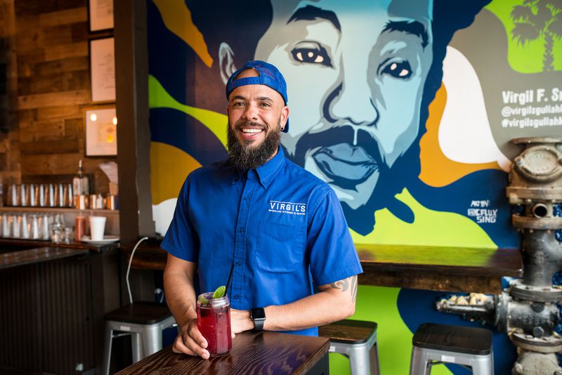 Virgil’s Gullah Kitchen and Bar co-owner Gee Smalls named the restaurant after his late father. CONTRIBUTED BY MIA YAKEL