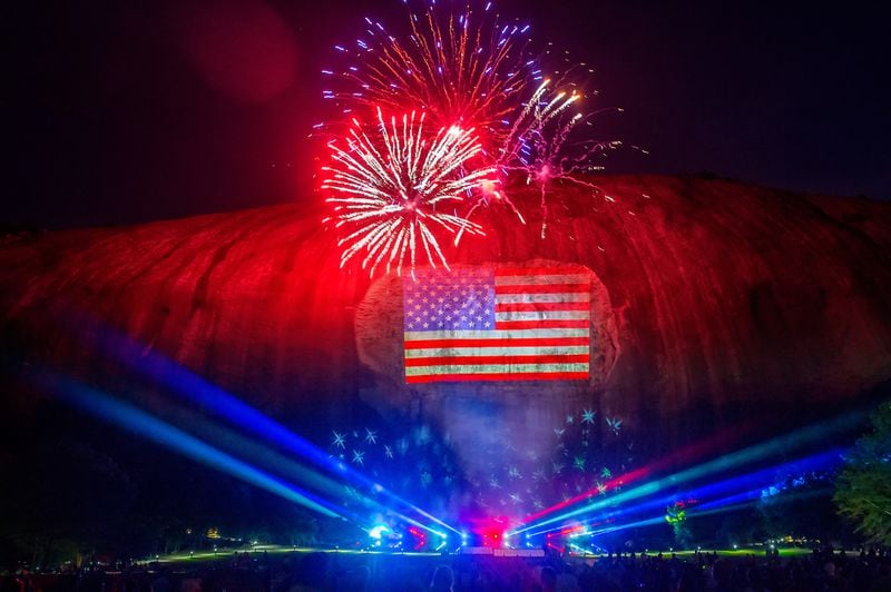 Stone Mountain Park will host its annual light and fireworks July 1 to July 5.
Courtesy of Stone Mountain Park