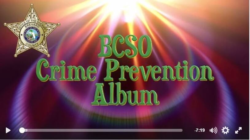 The title scene from the BCSO's latest crime prevention message.