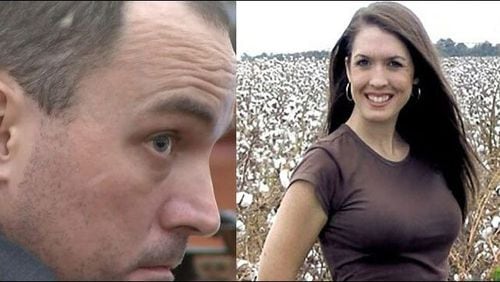 Ryan Duke (left( is accused of killing 30-year-old Tara Grinstead in October 2005.