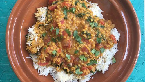 Split red lentils cook up fast and flavor-packed in this easy Lentil Curry. CONTRIBUTED BY KELLIE HYNES