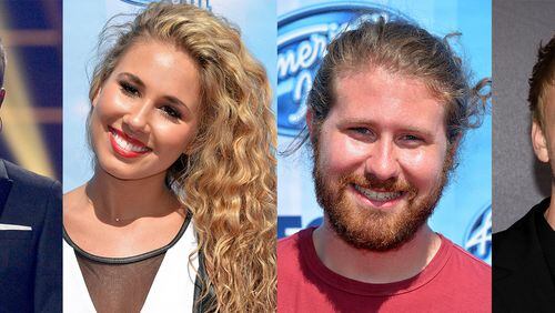 Clark Beckham, Haley Reinhart, Casey Abrams and Anthony Fedorov of 'American Idol" fame will be judging a charity singing event at Buckhead Theatre January 28. CREDIT: Getty Images