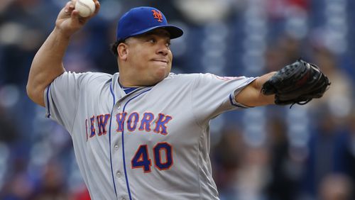 Bartolo Colon has pitched for the Mets the past three seasons. (AP file photo/Laurence Kesterson)