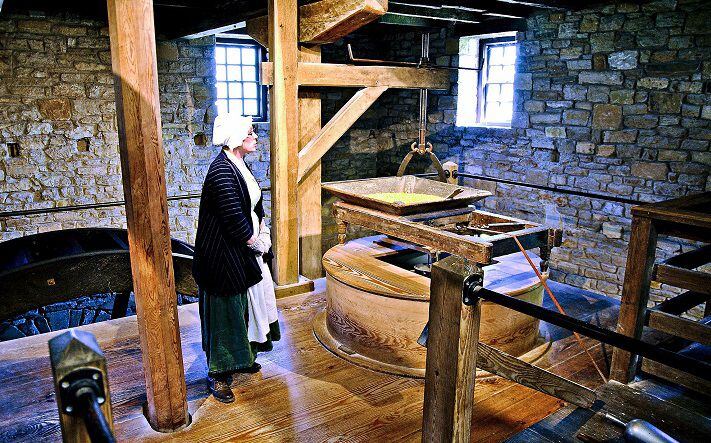 George Washington’s reconstructed gristmill offers a historic look at Colonial grains