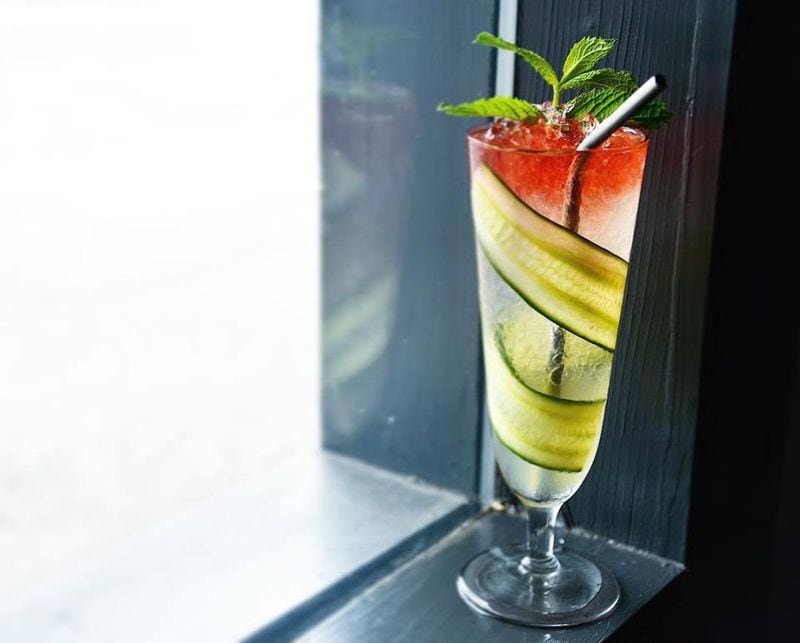 The East Cobb Swizzle at Drift Fish House & Oyster Bar makes for a refreshing summer cocktail.