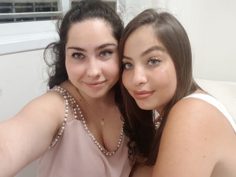Ariella Goldin, left, poses with her cousin Karin Vernikov. Vernikov hasn't been heard from since Hamas launched its deadly assault on Israel on October 7.