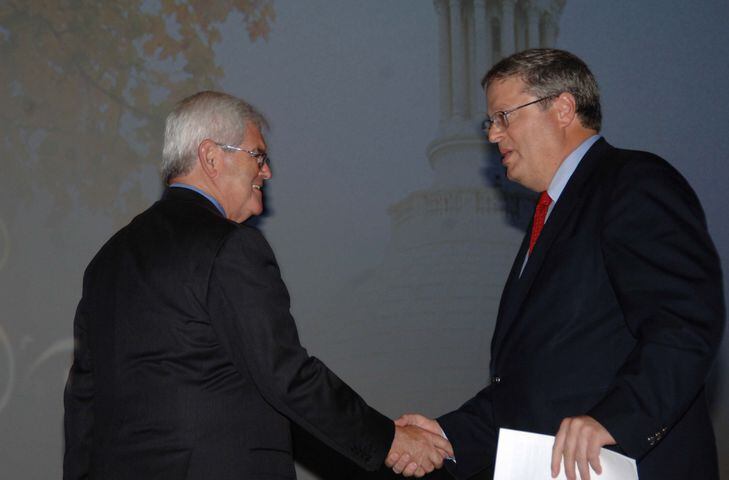 With Newt Gingrich