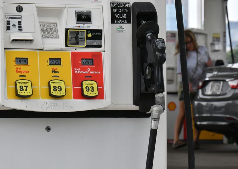 The average price of regular unleaded gas in Georgia as of Thursday, according to AAA, was $2.79 per gallon. That's about to change as Gov. Brian Kemp allowed a suspension of collections of the state's motor fuel tax to lapse. Drivers will soon be paying an additional 31.2 cents per gallon for regular unleaded gas, 35 cents for diesel. (Hyosub Shin / Hyosub.Shin@ajc.com)