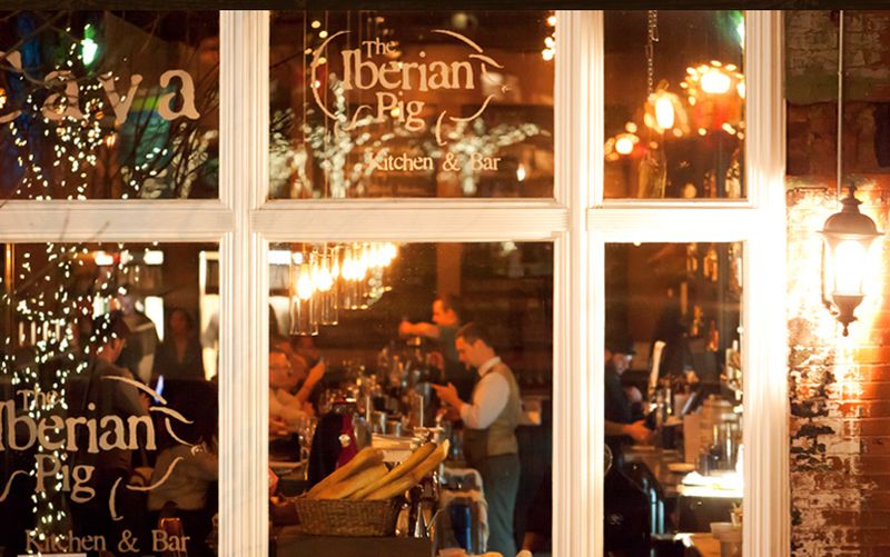 The Iberian Pig has a hospitable atmosphere and plenty of cured meat dishes.