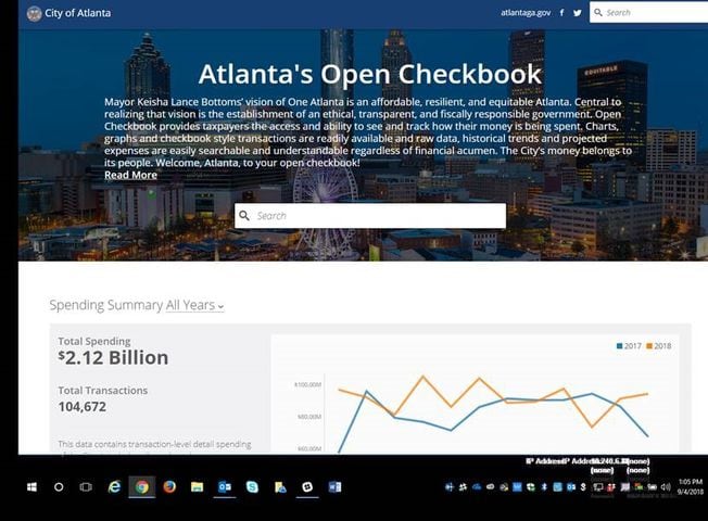 Atlanta Mayor Bottoms puts city’s finances online for public inspection