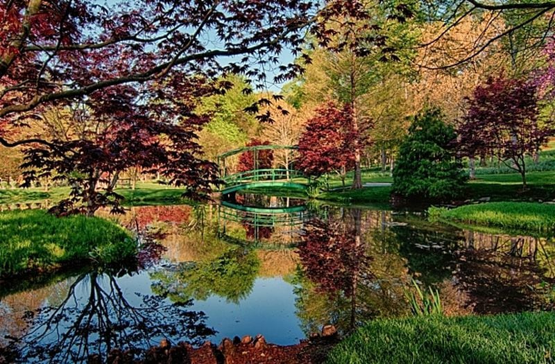 One of the nation's largest residential gardens, Gibbs Gardens, is in small-town Ball Ground.