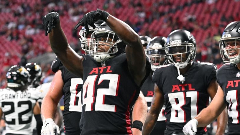 Falcons' Caleb Huntley promoted to active roster for Sunday