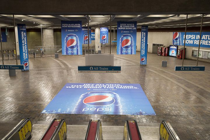 Photos: Pepsi invades Atlanta ahead of Super Bowl 53