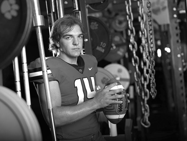 Rabun County quarterback Gunner Stockton is on pace to surpass state touchdown records set by two previous AJC Super 11 selections - Trevor Lawrence and Deshaun Watson. Stockton is among the AJC Super 11 selections - the 11 best high school football players in Georgia - in 2021.. (Tyson Alan Horne / Tyson.Horne@ajc.com)