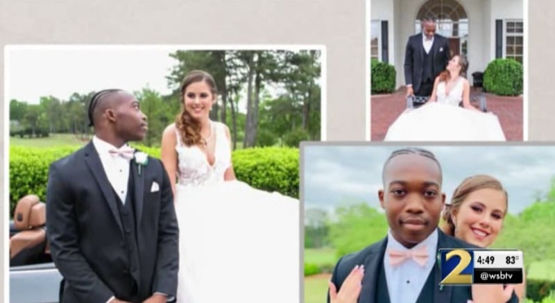 These are a few of the prom pictures Chase McDaniel and his date took in April.