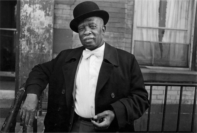 "A Man in a Bowler Hat, Harlem, New York" is a 1976 photograph by Dawoud Bey. Bey's work will be featured from Nov. 7-March 14, 2021 at the High Museum of art in the show, "Dawoud Bey: An American Project." Courtesy of Dawoud Bey