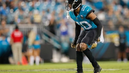 JACKSONVILLE, FLORIDA - SEPTEMBER 19: Jalen Ramsey #20 of the Jacksonville Jaguars looks on during the second half of a game against the Tennessee Titans at TIAA Bank Field on September 19, 2019 in Jacksonville, Florida. (Photo by James Gilbert/Getty Images)