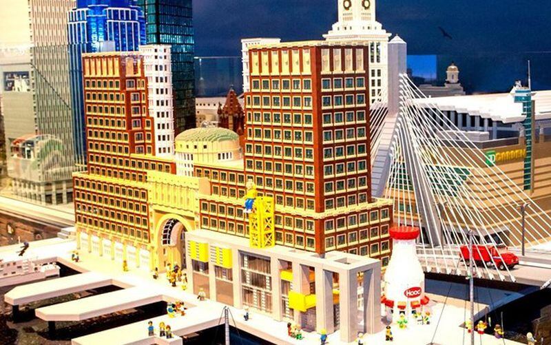 A miniland portrayal of Atlanta is a highlight of Phipps Plaza's Legoland Discovery Center.