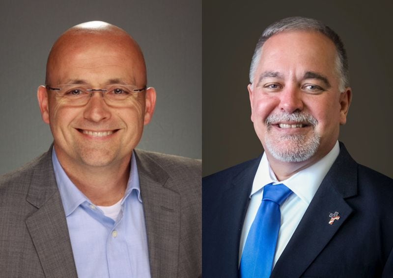 The GOP candidates for superintendent: John Barge, who previously  held the office (left), and incumbent Richard Woods.