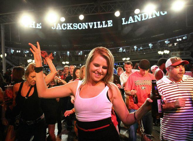 Photos: UGA fans at Jacksonville Landing through the years