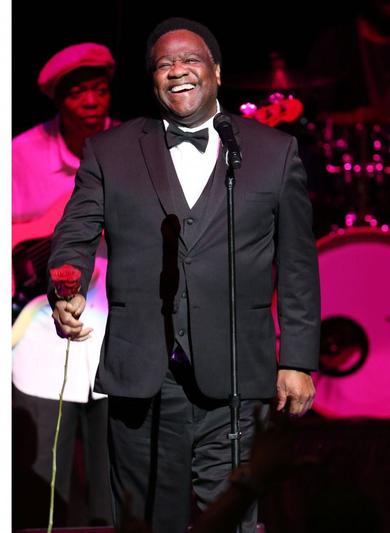 Al Green bestowed many a red rose upon the ladies in the crowd at the Fox Theatre on May 3, 2019. Robb Cohen Photography & Video/www.RobbsPhotos.com