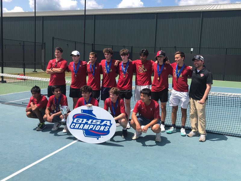 The Johns Creek boys won the 2022 GHSA Class 6A title. It was their fourth straight state championship