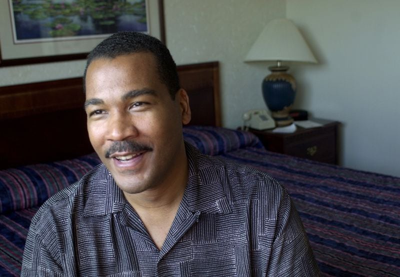 SPECIAL TO THE ATLANTA JOURNAL CONSTITUTION-Dexter King is pictured in a Montgomery, Ala., hotel room during an interview with the Journal-Constitution on Friday, May 4, 2001. (PHOTO BY JAMIE MARTIN)