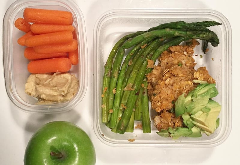 Leftovers from dinner can make a perfectly healthy, well-rounded school lunch.