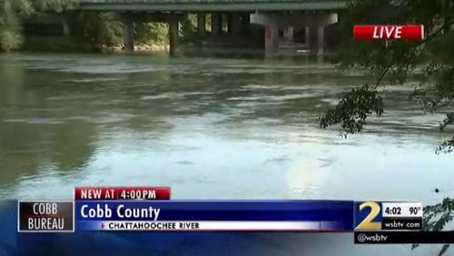 A Marietta man drowned Monday in a problem-plagued area of the Chattahoochee River. (Credit: Channel 2 Action News)