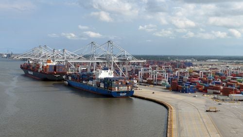 A record 3.1 million containers were imported and exported last year.