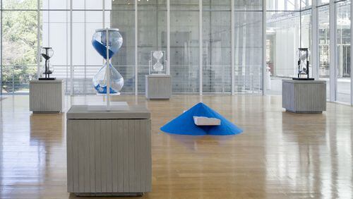 “Hourglass” by artist Daniel Arsham at the High Museum of Art. CONTRIBUTED BY THE ARTIST AND GALERIE PERROTIN