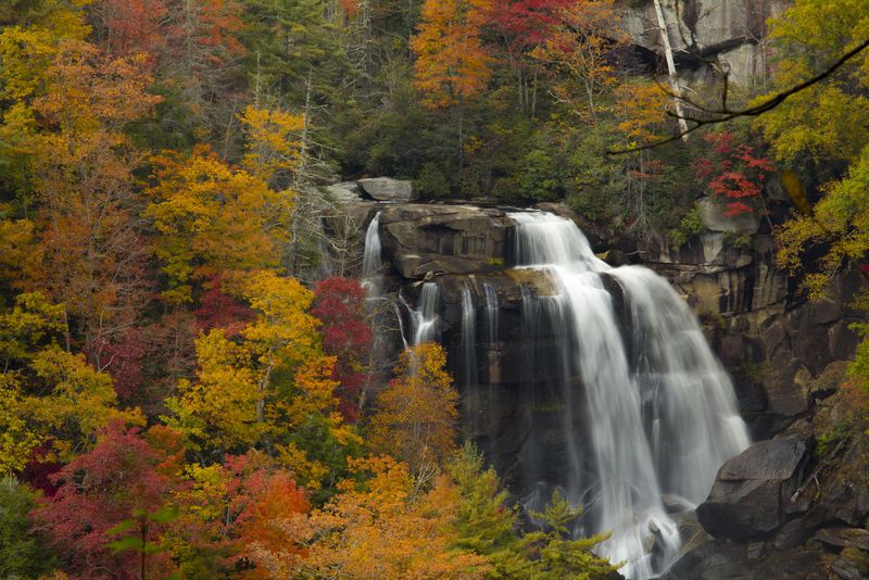 While in Cashiers, North Carolina, witness the 411-foot drop of the Upper Whitewater Falls
File photo