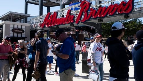 The Braves will host the Phillies Monday in Game 2 of the best-of-five National League Division Series. (Ben Gray / Ben@BenGray.com)