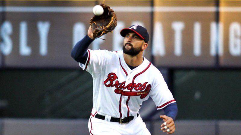  Nick Markakis has been a steady contributor and a quiet clubhouse leader for three seasons with the Braves, much like he was for nine seasons with the Orioles. (AP photo)