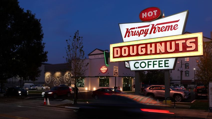 Krispy Kreme holds grand reopening