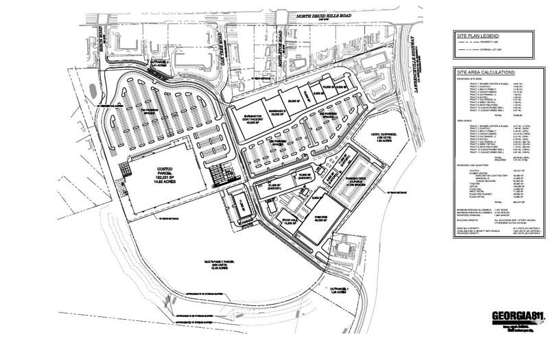 These were the proposed plans for North DeKalb Mall to tear it down and start over.  (Courtesy of the mall’s attorney Kathryn Zickert)