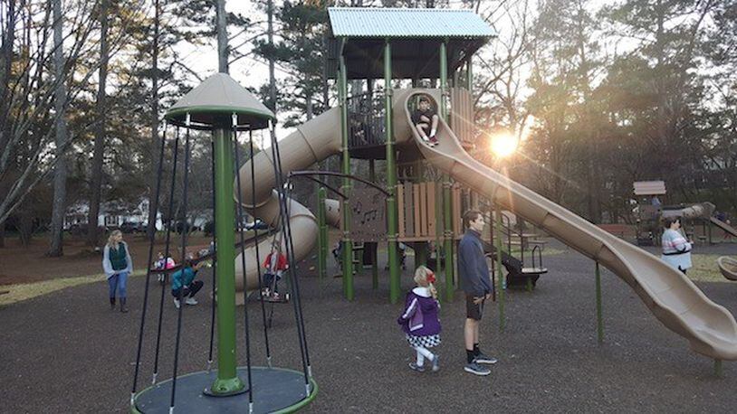 A new playground was unvieled recently at Atlanta’s Memorial Park. CONTRIBUTED