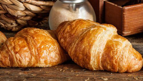 Get a free butter croissant at la Madeleine for National Croissant Day today. HANDOUT / SPM Communications, Inc. Get a free butter croissant at la Madeleine for National Croissant Day today. HANDOUT / SPM Communications, Inc.