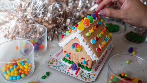Gingerbread house kit from Lazy Dog Restaurant & Bar. Courtesy of Lazy Dog Restaurant & Bar