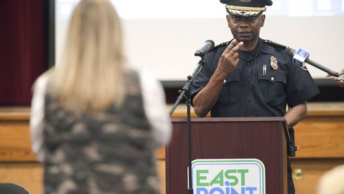 East Point police Chief Shawn Buchanan vows to upload crime statistics to a website weekly in the hope of changing the image of the city and providing accurate information to residents.