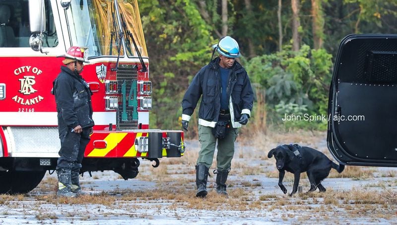 DeKalb County fire's detection dog was called in to investigate after a body was found.