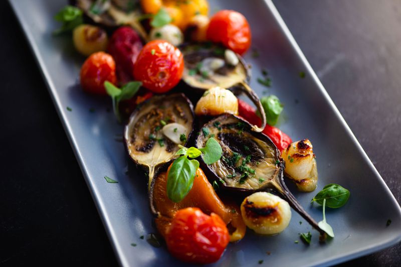 Escalivada - roasted vegetables - from the menu of Casa Robles.