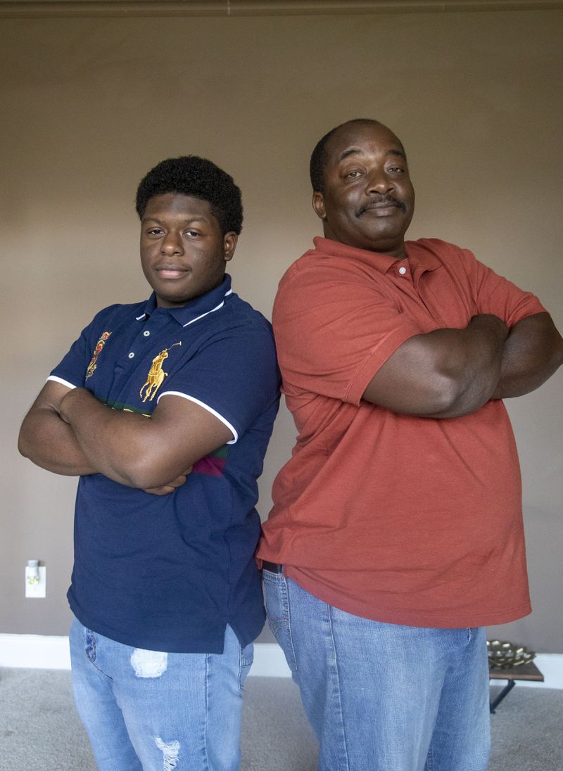 It took a few months for Norman Hill to warm to the idea of bringing another child into their home, but he connected with Christian.
“I figured, the Lord blessed me,” Hill said. “And now I can bless somebody. To give somebody the opportunities I can provide.” (Alyssa Pointer / Alyssa.Pointer@ajc.com)